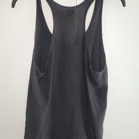 Aritzia Racer Back Silk Tank Top Bundle - 1 Black, 1 Cream  Size XS - Picture 3 of 7